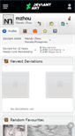 Mobile Screenshot of mzhou.deviantart.com