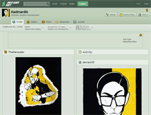 Tablet Screenshot of madman86.deviantart.com