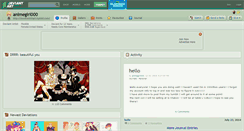 Desktop Screenshot of animegirl000.deviantart.com