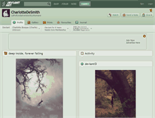 Tablet Screenshot of charlottedesmith.deviantart.com