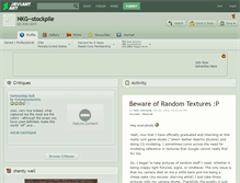 Tablet Screenshot of nkg--stockpile.deviantart.com