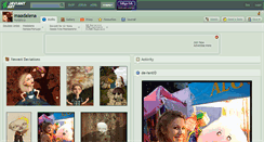 Desktop Screenshot of maadalena.deviantart.com