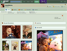 Tablet Screenshot of maadalena.deviantart.com