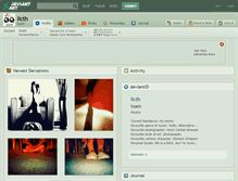 Tablet Screenshot of licth.deviantart.com