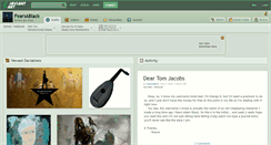 Desktop Screenshot of fearsablack.deviantart.com