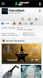 Mobile Screenshot of fearsablack.deviantart.com