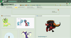 Desktop Screenshot of blackfiredragon33.deviantart.com