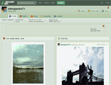 Tablet Screenshot of introspectre71.deviantart.com