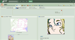 Desktop Screenshot of lilly7.deviantart.com