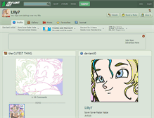 Tablet Screenshot of lilly7.deviantart.com