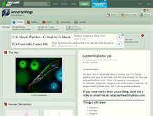 Tablet Screenshot of anneriawings.deviantart.com