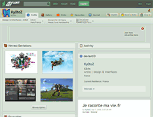 Tablet Screenshot of ky0toz.deviantart.com