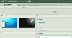 Desktop Screenshot of ganesh-india.deviantart.com