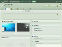 Tablet Screenshot of ganesh-india.deviantart.com