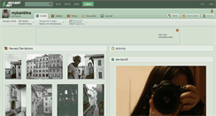 Desktop Screenshot of mybambina.deviantart.com