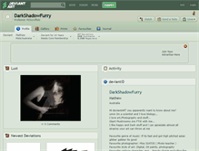 Tablet Screenshot of darkshadowfurry.deviantart.com
