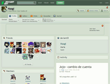 Tablet Screenshot of naagi.deviantart.com