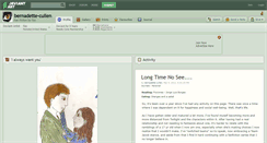 Desktop Screenshot of bernadette-cullen.deviantart.com