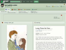 Tablet Screenshot of bernadette-cullen.deviantart.com
