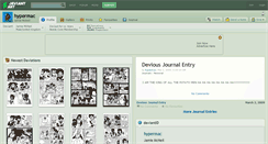 Desktop Screenshot of hypermac.deviantart.com