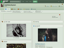 Tablet Screenshot of myhistoryisyours.deviantart.com