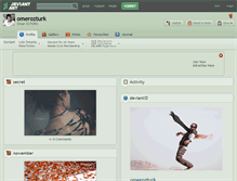 Tablet Screenshot of omerozturk.deviantart.com