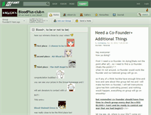 Tablet Screenshot of bloodplus-club.deviantart.com