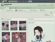 Tablet Screenshot of hatakehinata.deviantart.com