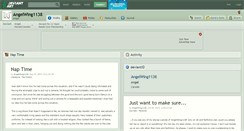 Desktop Screenshot of angelwing1138.deviantart.com