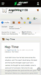 Mobile Screenshot of angelwing1138.deviantart.com