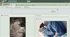 Desktop Screenshot of headshock.deviantart.com