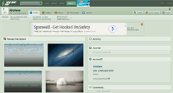 Desktop Screenshot of airplane.deviantart.com