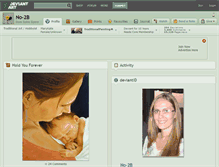 Tablet Screenshot of no-2b.deviantart.com
