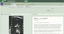Desktop Screenshot of cryptourniquet.deviantart.com