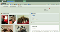 Desktop Screenshot of gerbils.deviantart.com