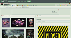 Desktop Screenshot of caprozo911.deviantart.com