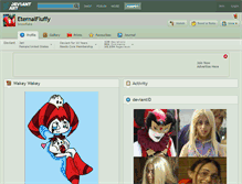 Tablet Screenshot of eternalfluffy.deviantart.com