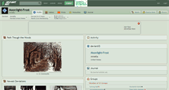 Desktop Screenshot of moonlight-frost.deviantart.com