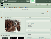Tablet Screenshot of moonlight-frost.deviantart.com