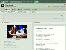 Tablet Screenshot of cybernovac.deviantart.com