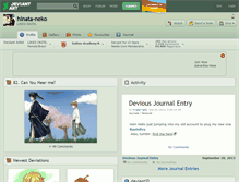 Tablet Screenshot of hinata-neko.deviantart.com