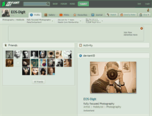Tablet Screenshot of eos-digit.deviantart.com
