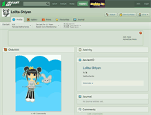 Tablet Screenshot of lolita-shiyan.deviantart.com