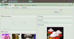 Desktop Screenshot of 0mena.deviantart.com