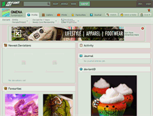 Tablet Screenshot of 0mena.deviantart.com