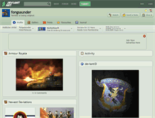 Tablet Screenshot of fongsaunder.deviantart.com
