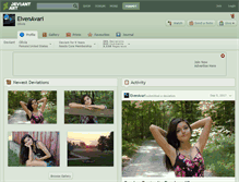 Tablet Screenshot of elvenavari.deviantart.com