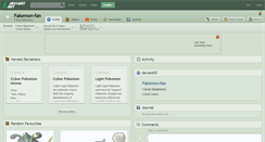Desktop Screenshot of fakemon-fan.deviantart.com