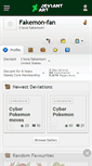 Mobile Screenshot of fakemon-fan.deviantart.com