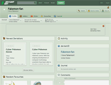 Tablet Screenshot of fakemon-fan.deviantart.com